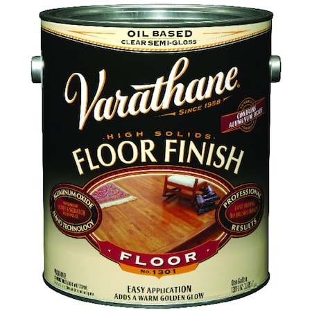 Varathane Varathane Floor Finish Semi-Gloss Clear Oil-Based Floor Paint 1 gal 214551
